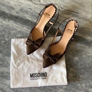 Moschino Cheap and Chic Kitten Heals with Bow